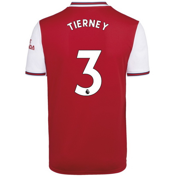 Camiseta Arsenal NO.3 Tierney Replica Primera Ropa 2019/20 Rojo